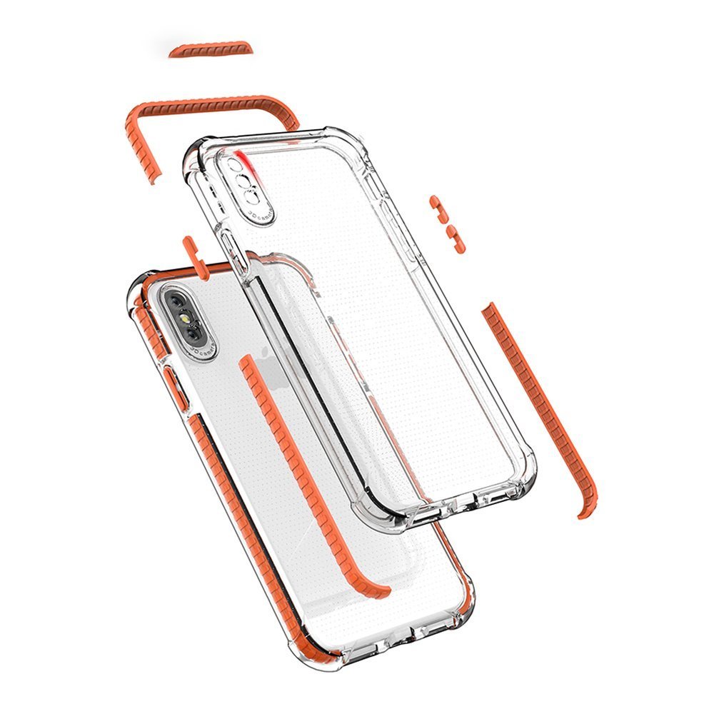 Siliconen hoes Spring Armor voor Apple iPhone X/iPhone XS - rood