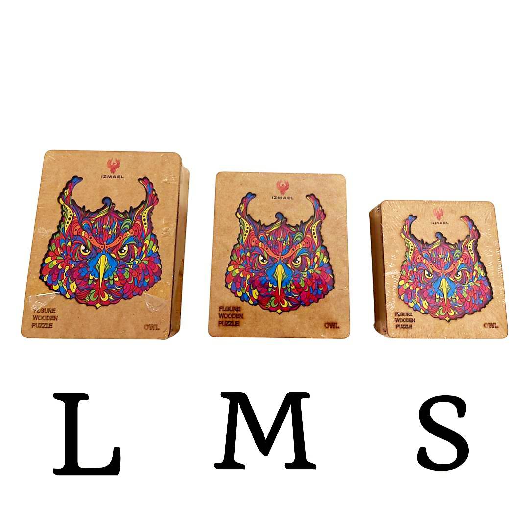 Houten puzzel - Peafowl / M