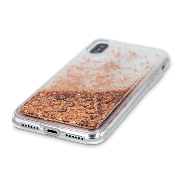 Glitter case voor Huawei P40 Lite - goud