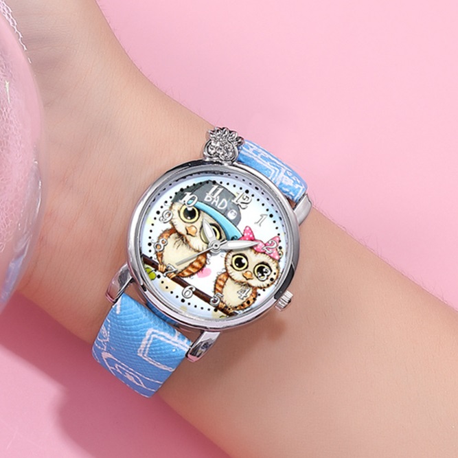 Kinderhorloge Owl - Roze 1