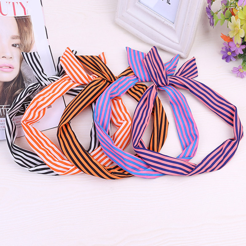 Haarband XE-4168-Typ4/Oranje - Wit
