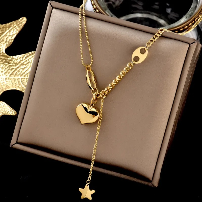 Ketting AD-28349 - Goud