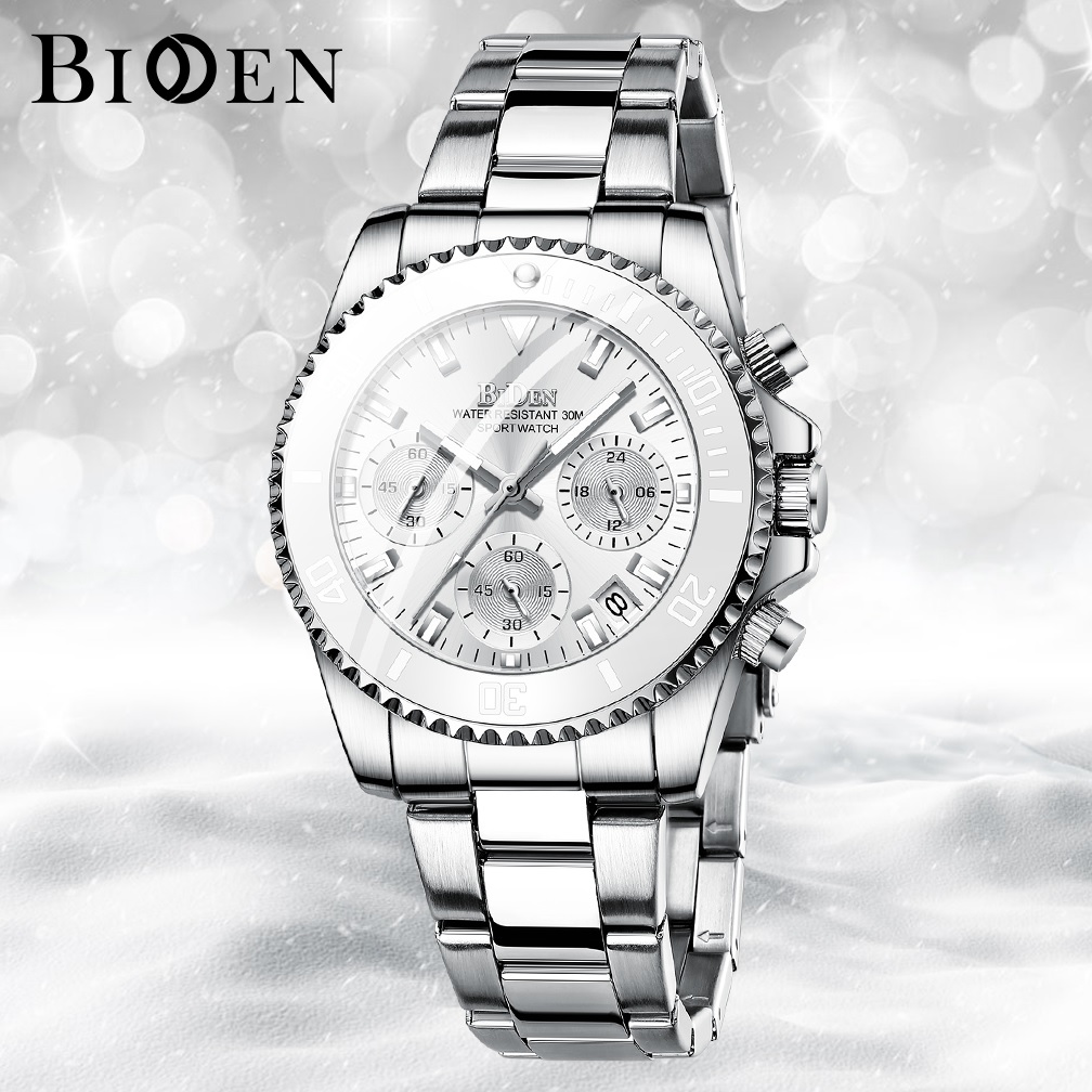 Horloge BIDEN WO-14639 - Zilver / Wit