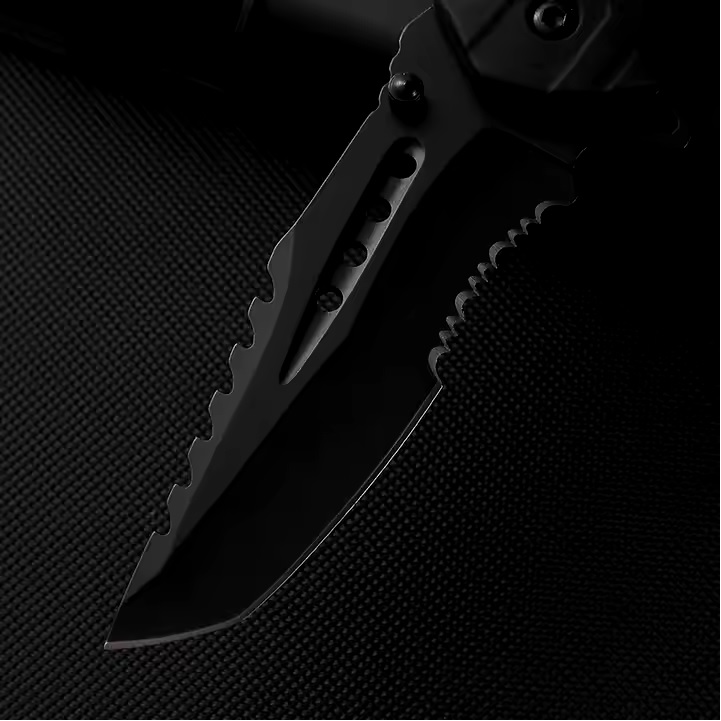 Outdoor opvouwbaar mes CH-35053 - Zwart/Typ1