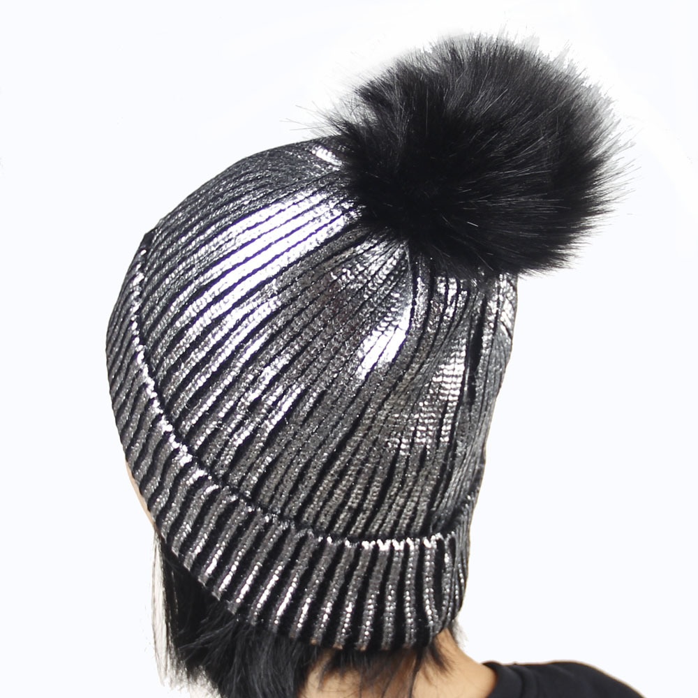 Damesmuts met pompon ME-21283 - Roze