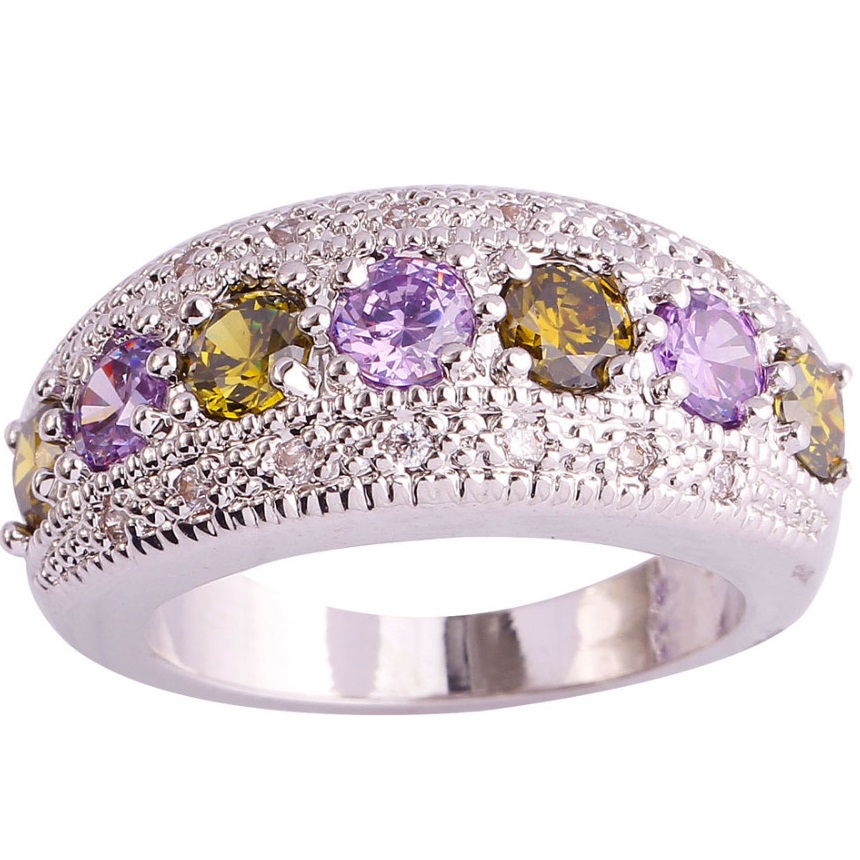 Ring GA-1806 - Zilver/Multicolor 2/70mm