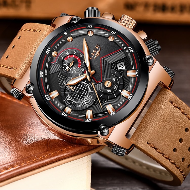 Horloge LIGE PR-4072 - Bruin / Wit