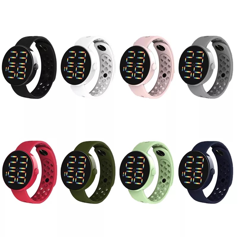 Siliconen Horloge RO-22398 - Grijs