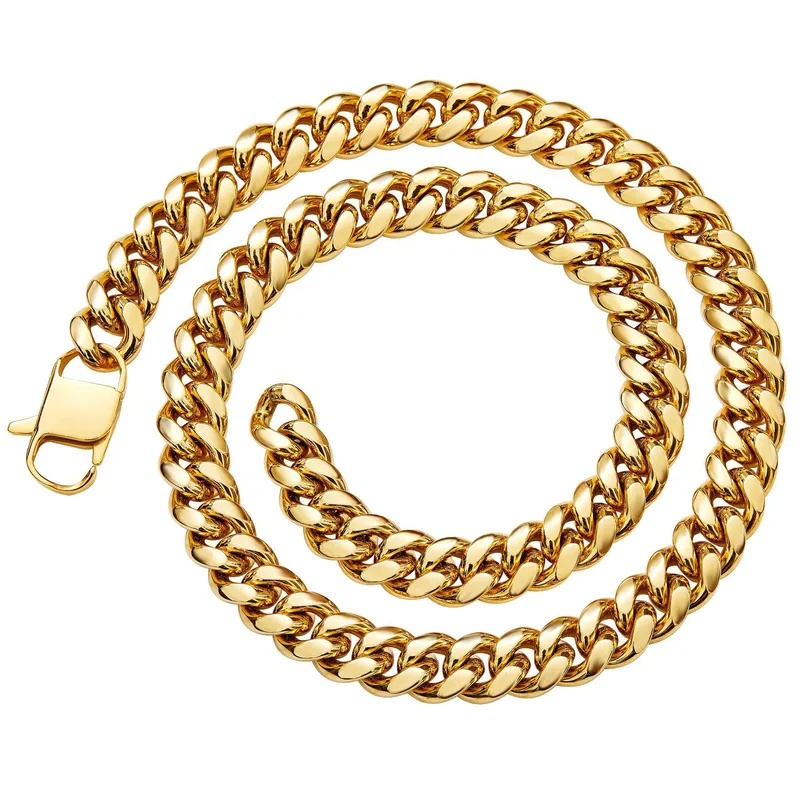 Herenketting MA-38422 - Goud / 56cm / 14mm