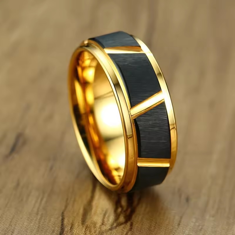 Ring ME-31997 - Goud / Zwart / 69mm