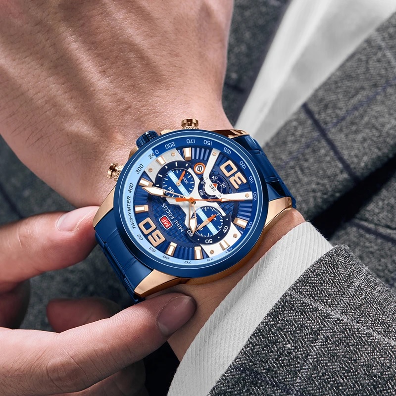 Horloge Mini Focus NO-23883 - Blauw
