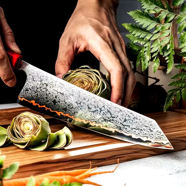 Damast keukenmes MI-35101 - Kiritsuke