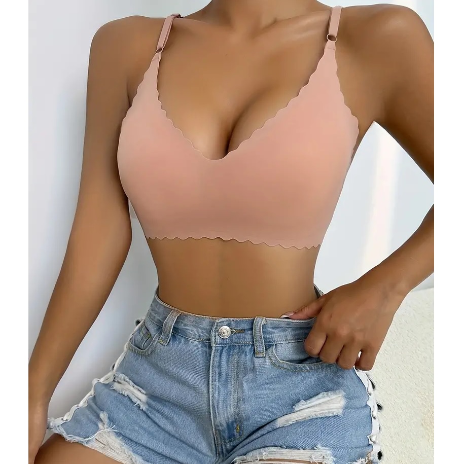 Naadloze beha EL - 40294 - Roze / S / Type2