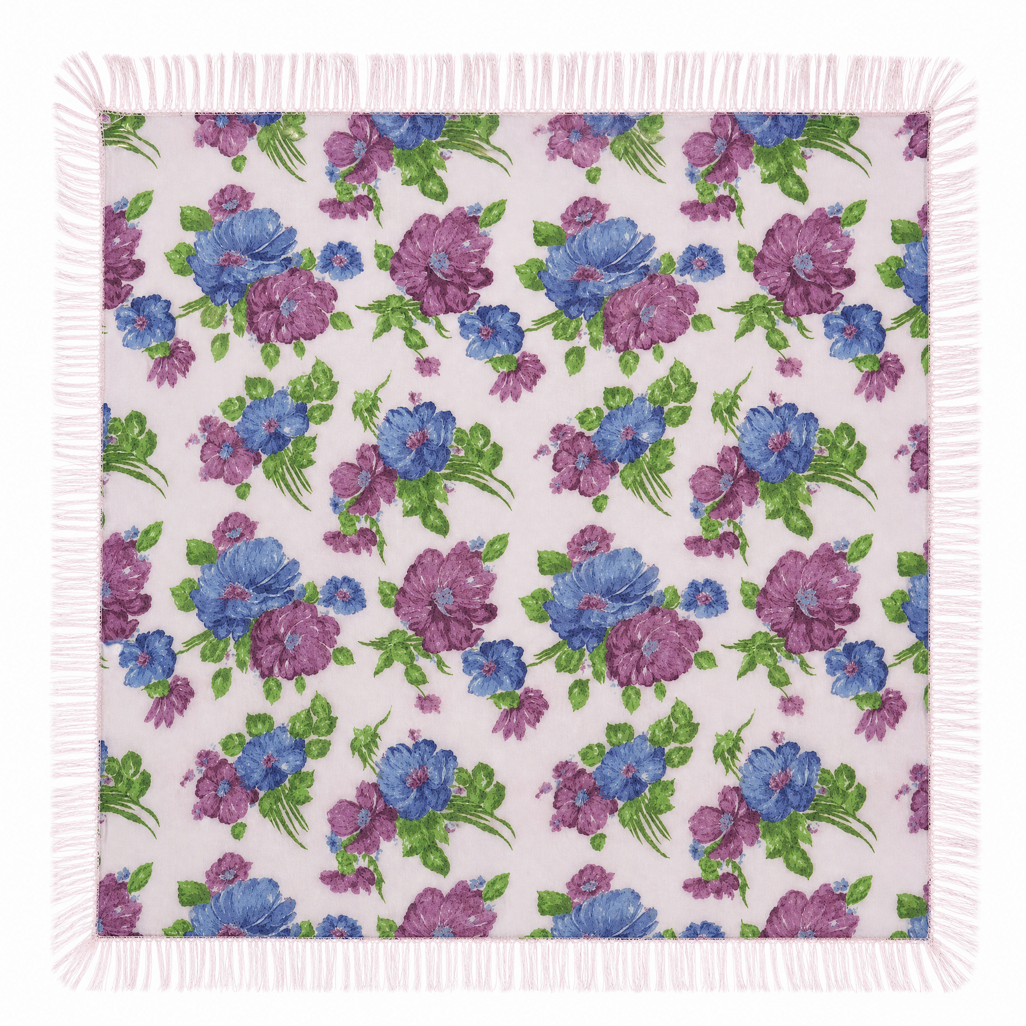 Sjaal VA-42121 - Roze / Blauw