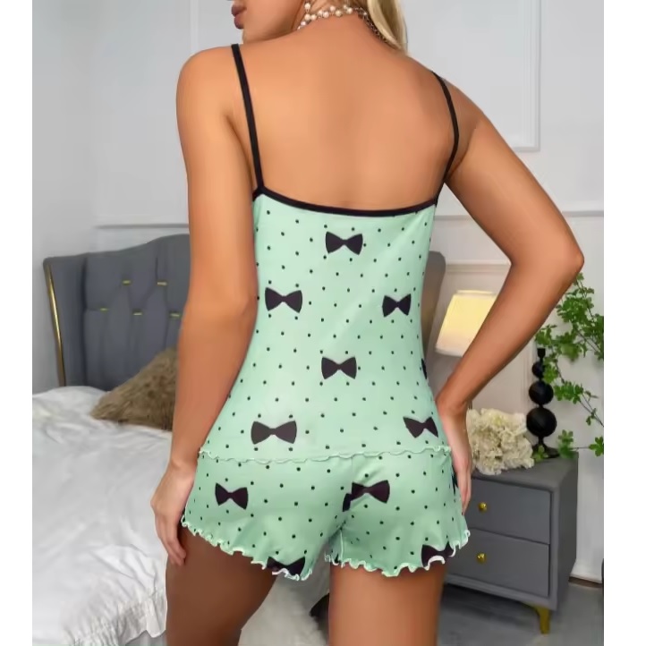 Korte dames pyjama BO-30588 - Roze / L