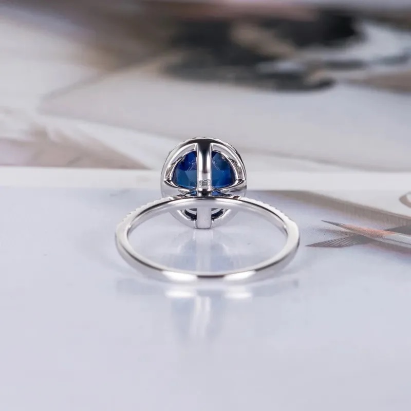 Ring RO-35618 Blue - Zilver / Blauw / 55mm