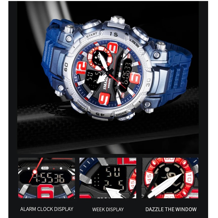 Horloge SMAEL JA-29476 - Blauw