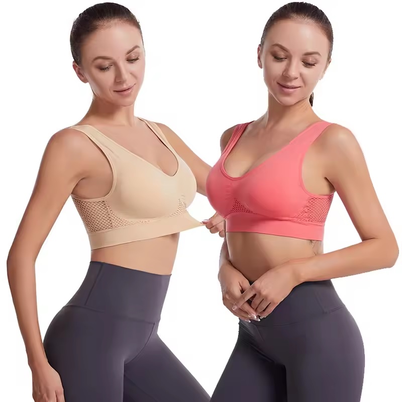 Naadloze sportbeha - Wit / XXXL