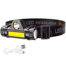 Hoofdlamp 4-in-1 met magneet - Zwart