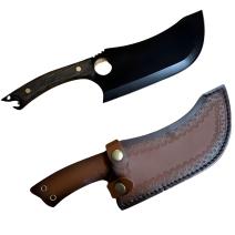 Keuken hakmes IS-25842 - Bruin / Met hoes