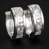 Oorbellen SA-1896 - Zilver