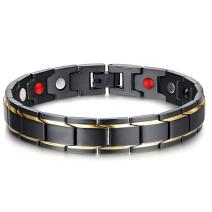 Armband SL-5424 - Zwart / Goud