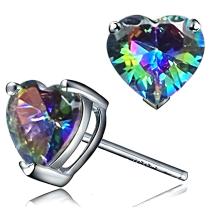 Oorbellen Small Hearts - Multicolor