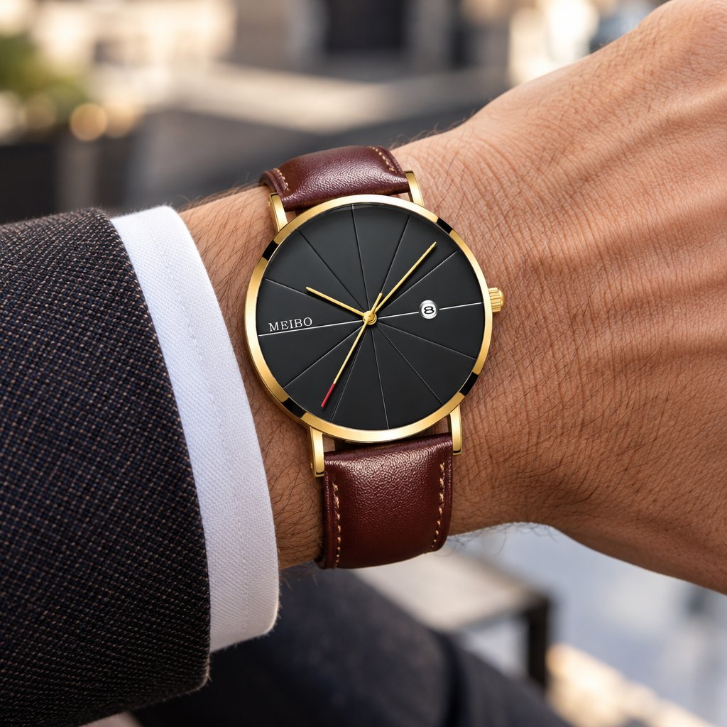 Horloge TH-13899 - Bruin / Goud