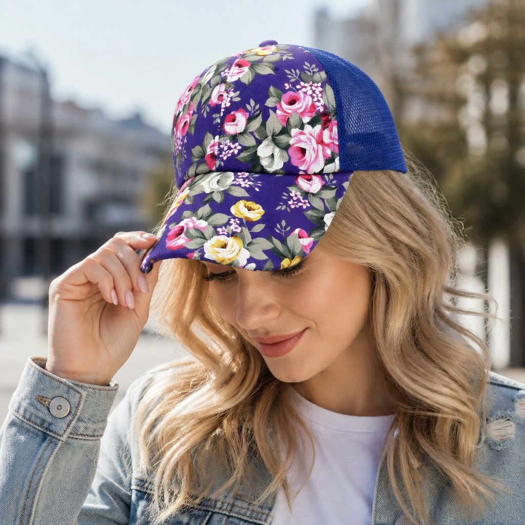 Pet Bloemen - Donkerblauw