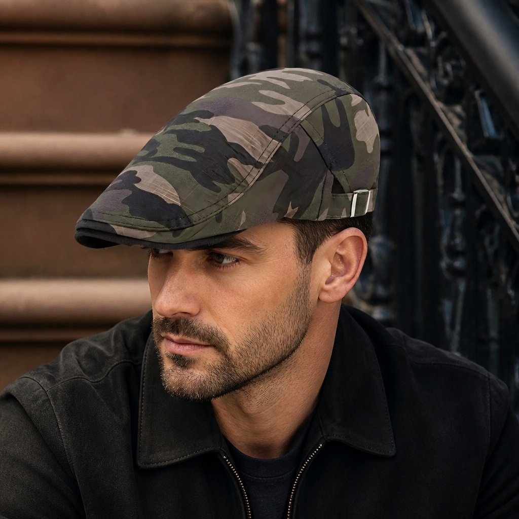 Camouflage Baret - Groen