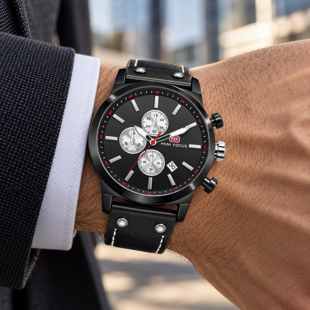 Horloge Mini Focus TO-23856 - Zwart