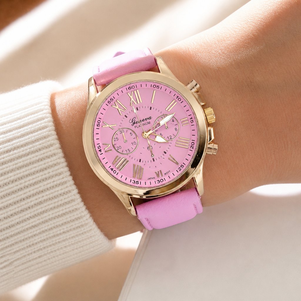 Horloge CH-2490 - Roze