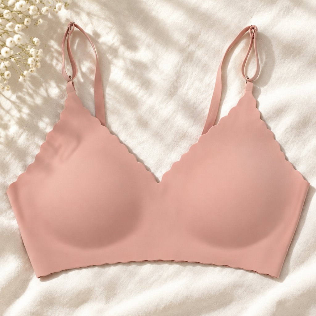Naadloze beha EL-30863 - Roze / S