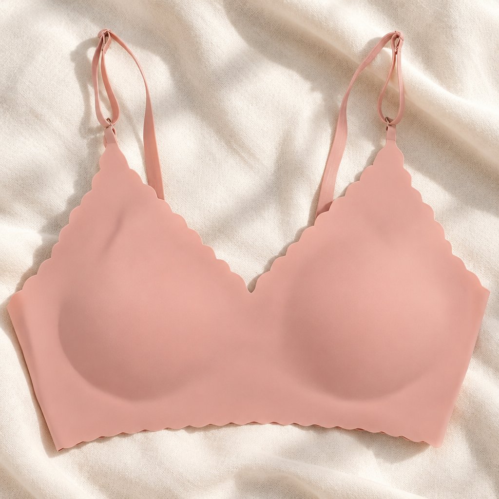 Naadloze beha EL-30864 - Roze / XL