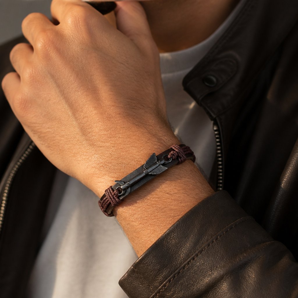 Armband RA-33409 - Bruin