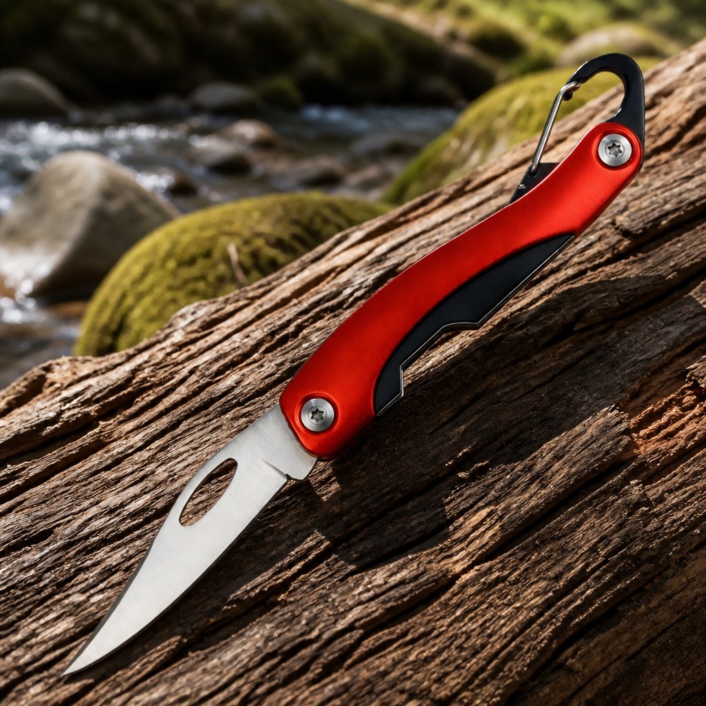 Outdoor vouwmes KA - 40338 - Rood